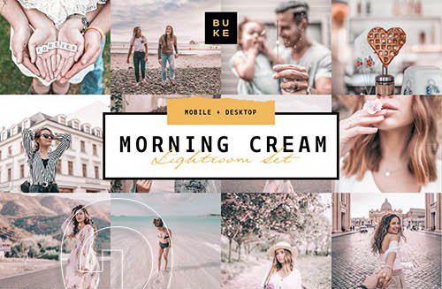 LR1892 CreativeMarket - BUKE Morning Cream 5 Pastel Creamy Mobile ACR 3865266 A