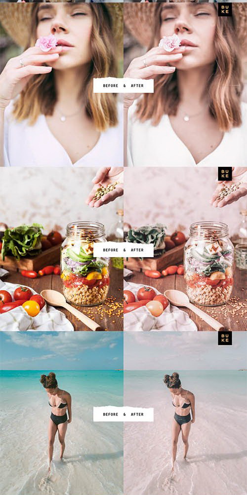 LR1892 CreativeMarket - BUKE Morning Cream 5 Pastel Creamy Mobile ACR 3865266 C