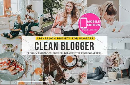 LR2033 CreativeMarket - Clean Blogger Mobile Desktop ACR3327760 A