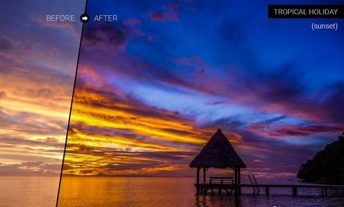 LR2166 Tropical Holiday Lightroom Presets D