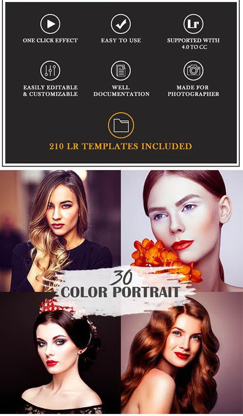 LR2274 Graphicriver - 210 Lightroom Presets Bundle 25790415 B