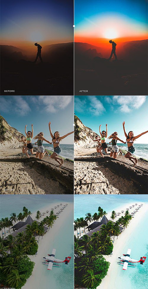LR2340 CreativeMarket - 100+ Film Travel Lightroom Presets 2708397