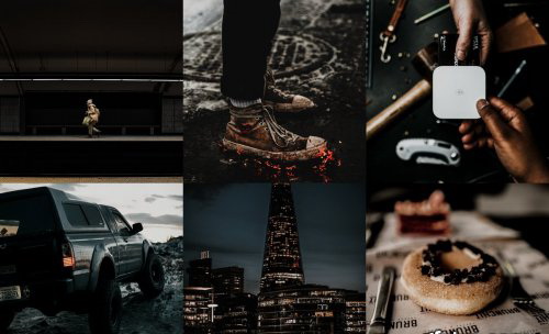 LR2482 CreativeMarket - Matte Black Presets Mobile ACR 4474206 C