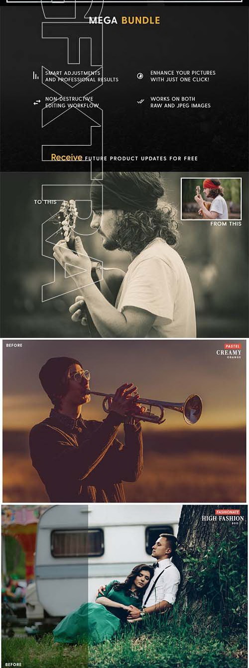 LR2577 1000+ Lightroom Presets - The MEGA BUNDLE