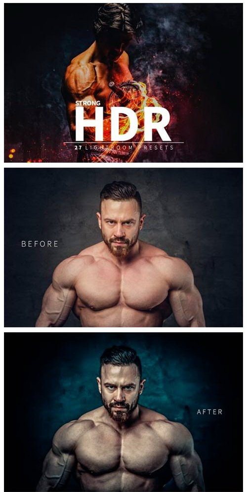 LR2654 Strong HDR Lightroom Presets Pack 3835020 B