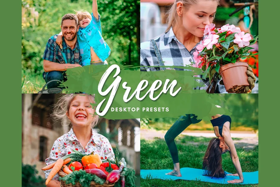 LR2710 CreativeMarket - GREEN Mobile Presets 4820779
