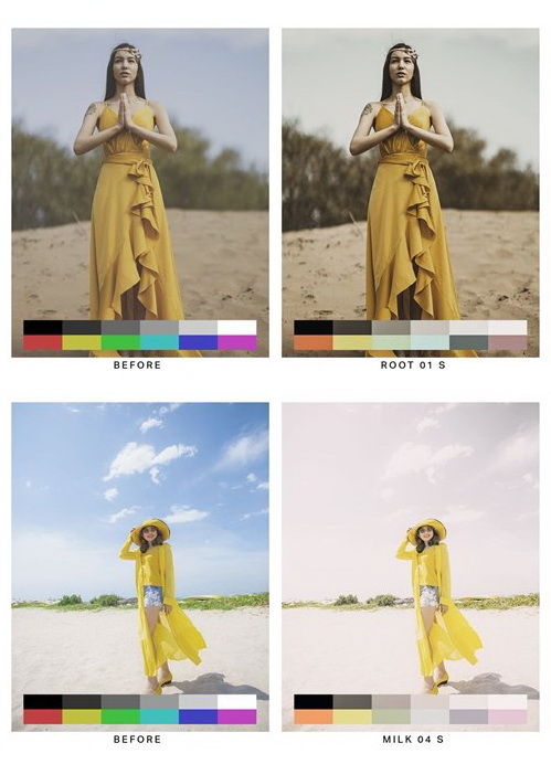 LR2750 CreativeMarket - 50 Tumeric Yellow Presets Mobile ACR LUTs 4834012 C