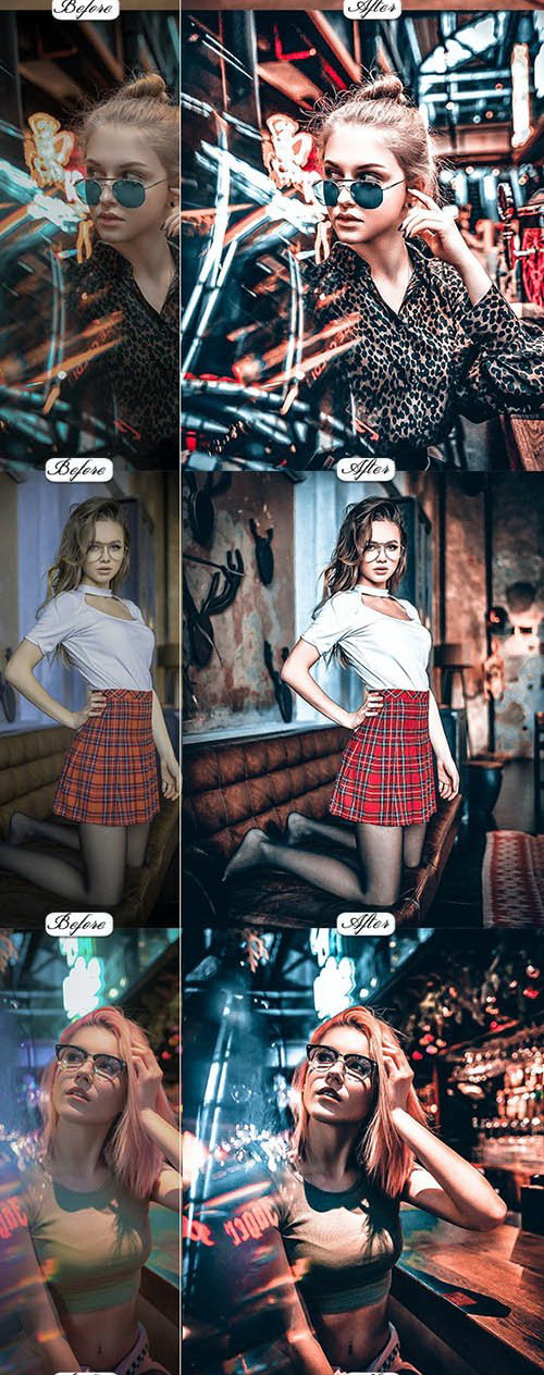LR2754 GraphicRiver - PRO Neon Portrait Mobile ACR 26195683