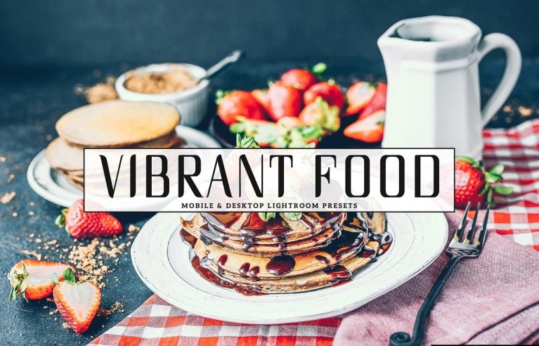 LR2775 Vibrant Food Photography Mobile Desktop ACR ATN PSD A