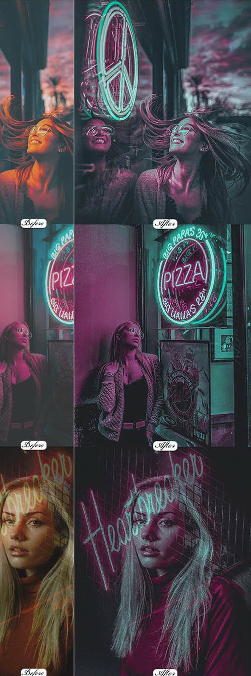 LR2818 GraphicRiver - Neon Lights Blogger Mobile ACR 26307958 C
