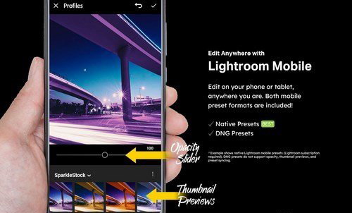 LR2842 50 Violet Presets Mobile ACR LUTs D