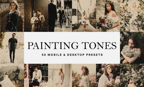 LR2848 50 Painting Tones Presets Mobile ACR LUTs A