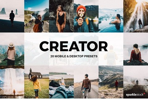 LR2854 20 Creator Presets Mobile ACR LUTs A
