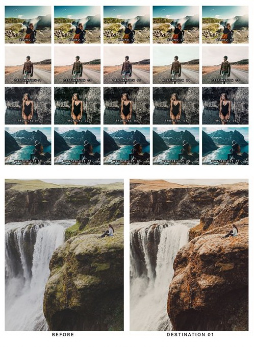 LR2854 20 Creator Presets Mobile ACR LUTs B