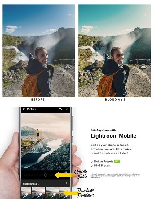 LR2854 20 Creator Presets Mobile ACR LUTs