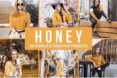 LR2896 CM - 50 Honey Yellow Lightroom Presets 4546189 A