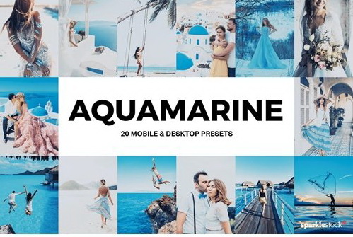 LR2940 20 Aquamarine PresetsMobile ACR LUTs A