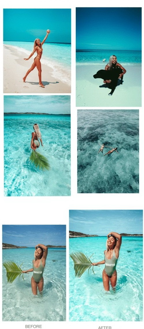 LR3142 MyLifeAsEva BAD BITCH IN THE TROPICS PRESETS MOBILE B