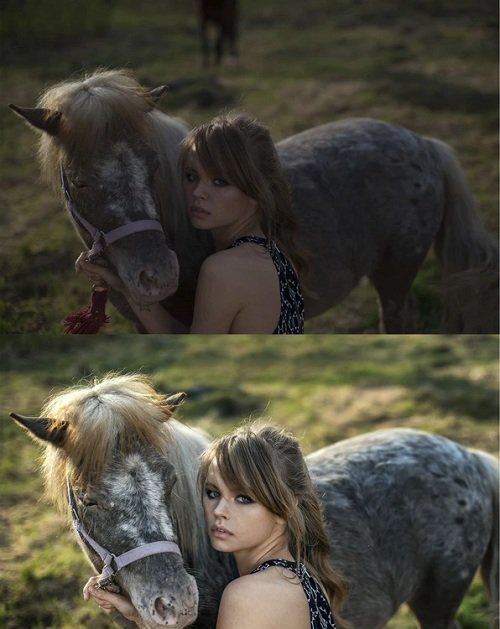 LR3251 PortraitsRussian - Girl with horse Editing Video