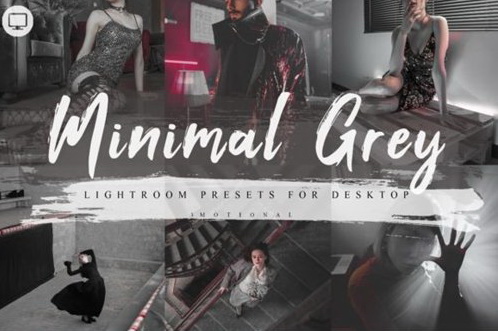LR3252 7 Minimal Grey Presets Mobile Desktop ACR 4244476 A