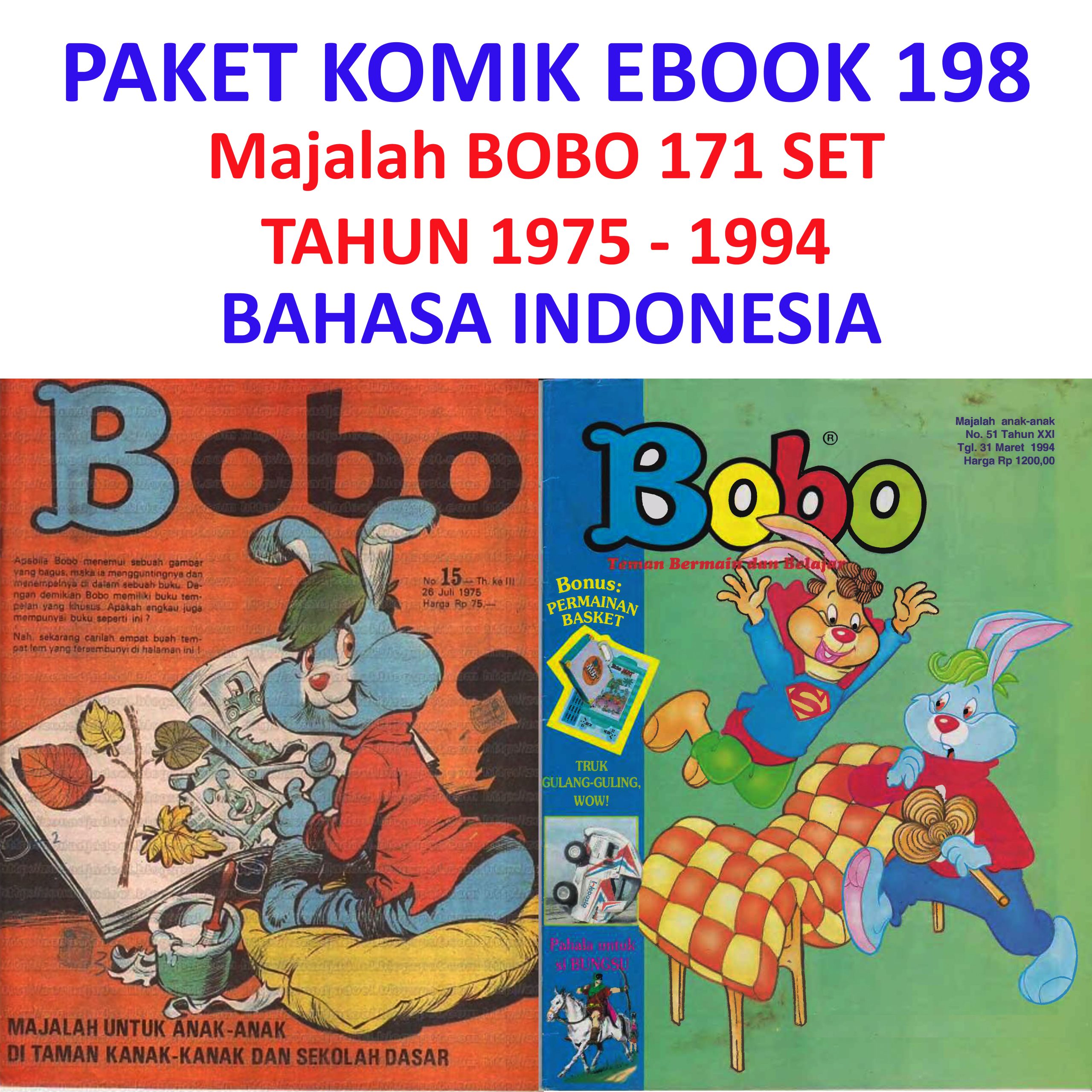 Ebook Komik 198 Majalah Bobo 171 Set 165rb