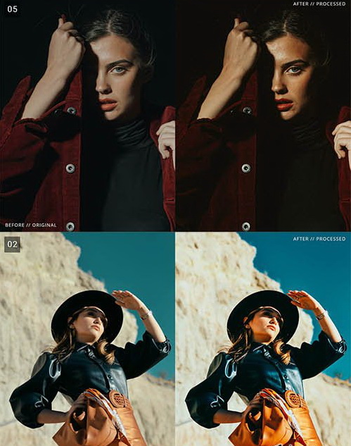 LR3288 6 Film Look Pro Presets ACR B