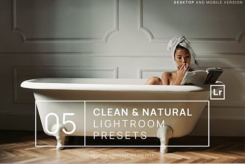 LR3290 5 Clean & Natural Presets Mobile ACR A