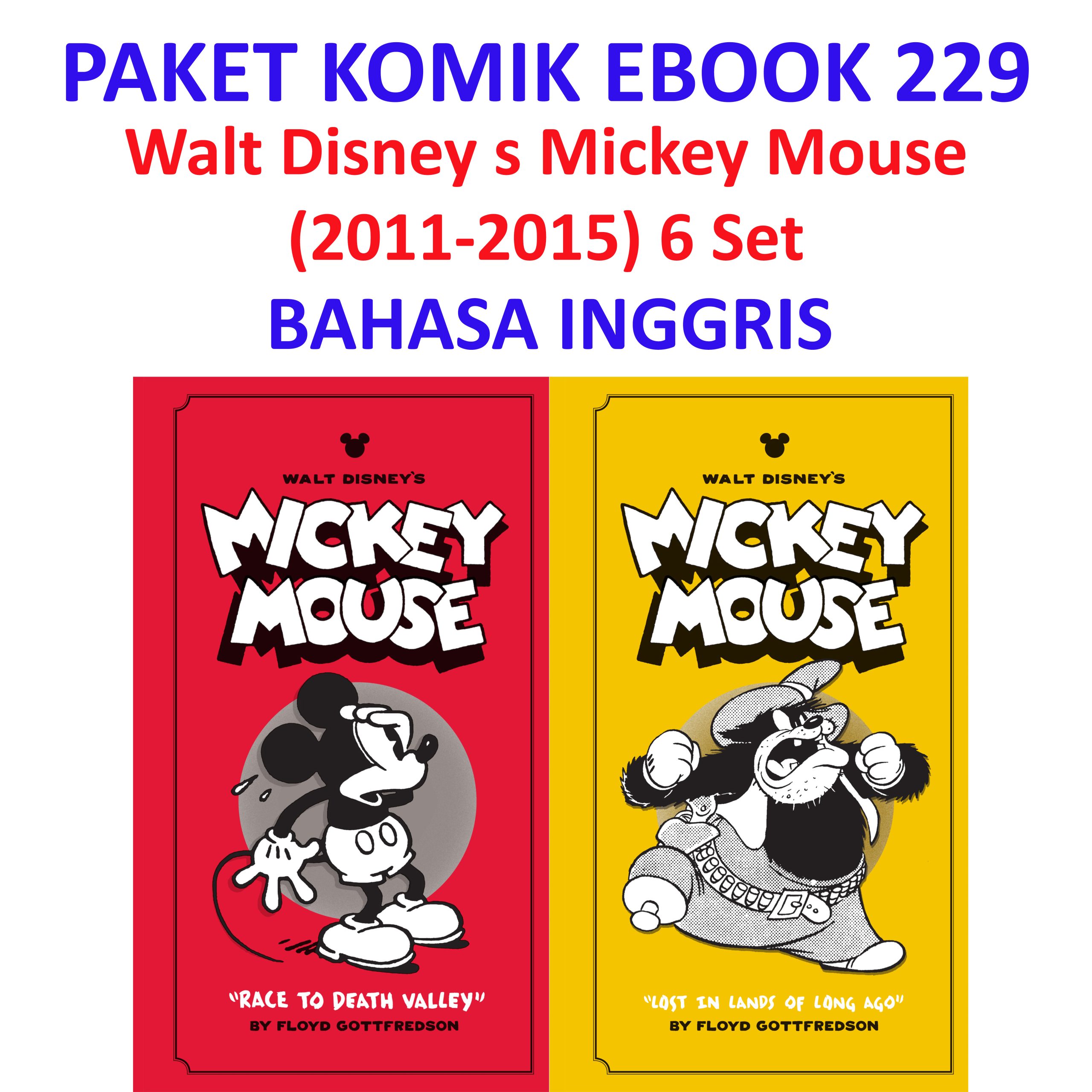 Ebook Komik 229 Walt Disney s Mickey Mouse 2011-2015 6 Set 125rb
