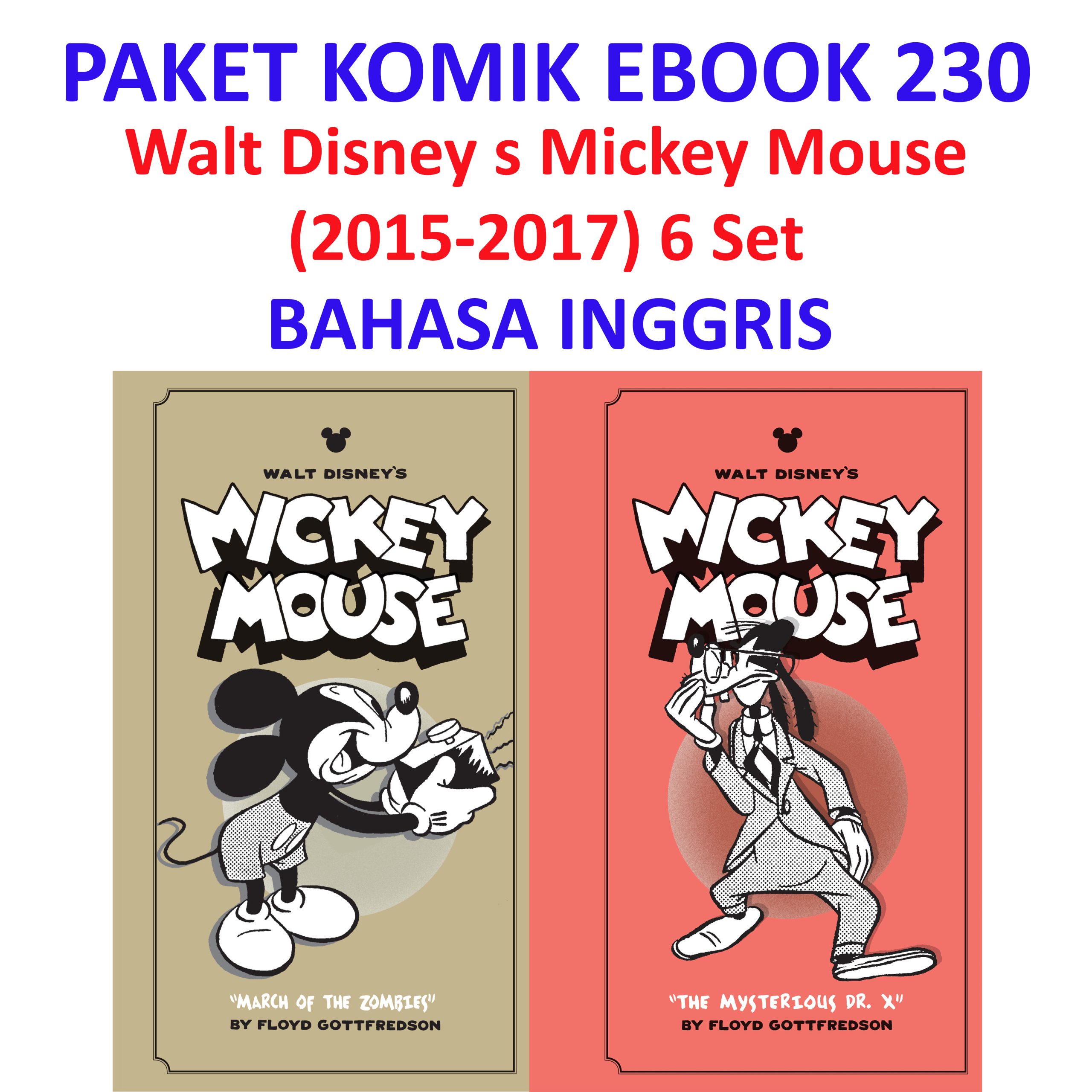 Ebook Komik 230 Walt Disney s Mickey Mouse 2015-2017 6 Set 125rb