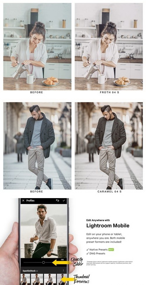 LR3419 DesignBundles - 20 Cappuccino Mobile ACR LUTs 677317 B