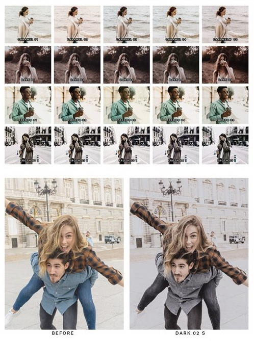 LR3419 DesignBundles - 20 Cappuccino Mobile ACR LUTs 677317 C