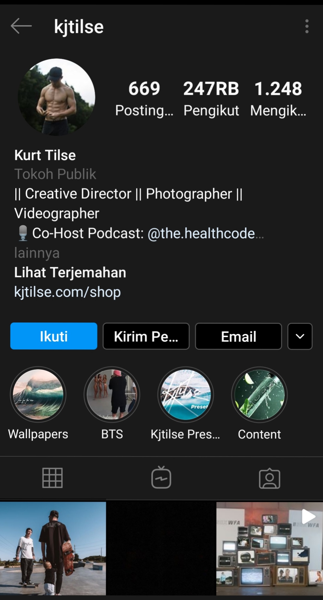 LR3488 Kurt Tilse @kjtilse Original Presets Mobile Desktop 65rb