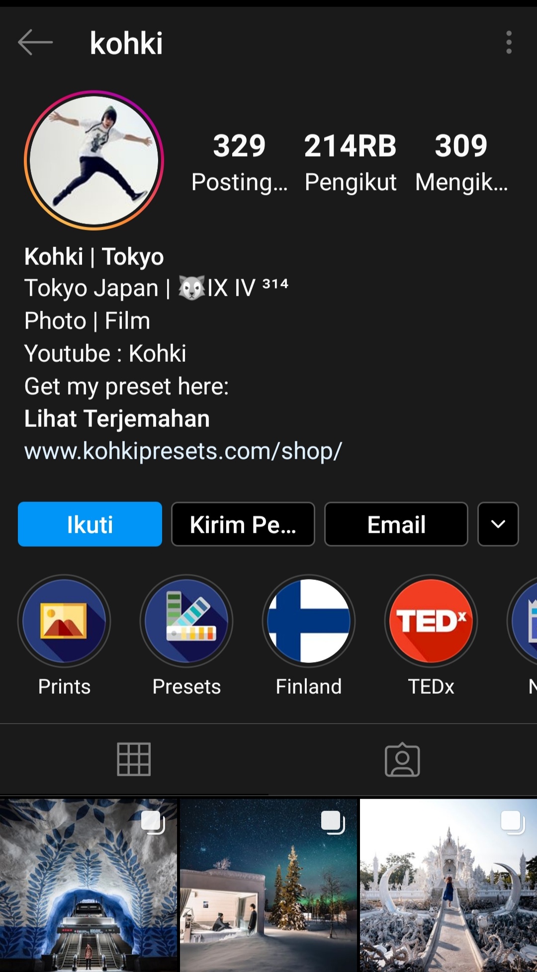 LR3489 Kohki @kohki Signature Preset Pack ACR