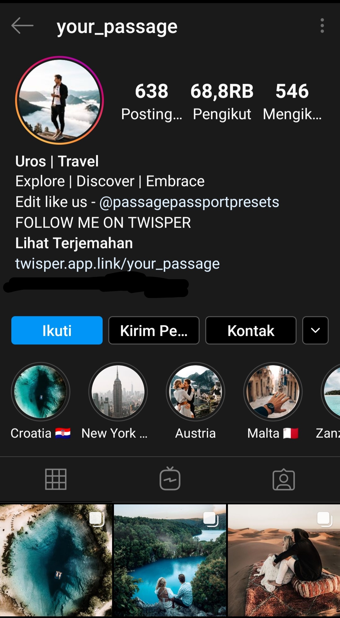 LR3509 Uros & Lara @your_passage x @your_passport Mobile Presets a