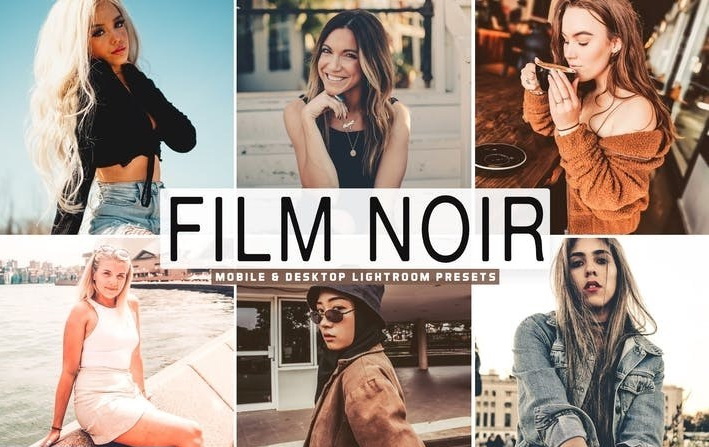 LR3616 Film Noir Presets Mobile Desktop ACR ATN PSD A