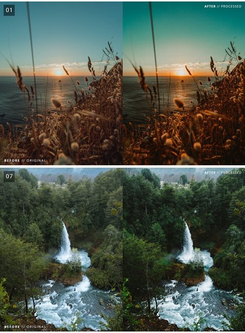 LR3735 7 Awesome Nature Presets Mobile ACR B