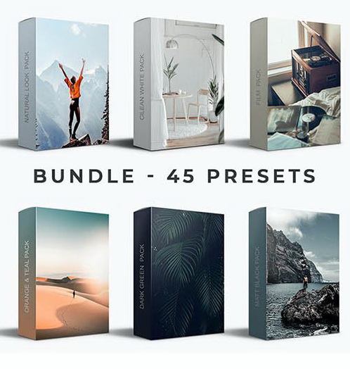 LR3745 GraphicRiver - 45 Presets Bundle Deluxe Edition Mobile ACR 27466127 A