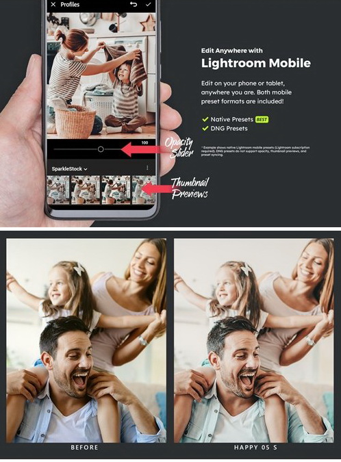LR3749 CreativeMarket - 20 Lifestyle Presets Mobile ACR LUTs 5200646 B