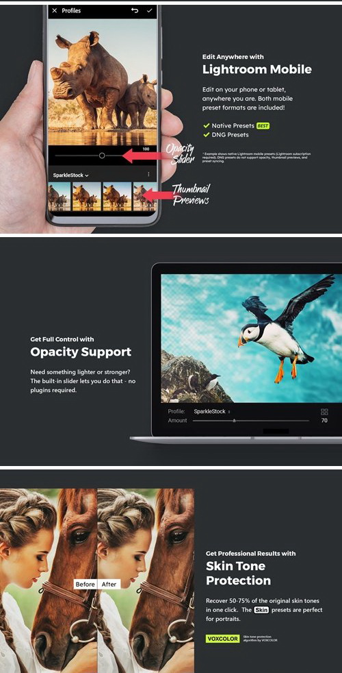 LR3760 CreativeMarket - 20 Wildlife Presets Mobile ACR LUTs 5205006