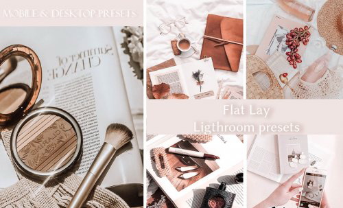 LR3824 Flat Lay Product Photography Presets Mobile ACR A