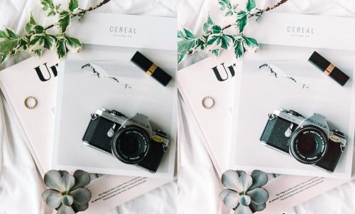 LR3824 Flat Lay Product Photography Presets Mobile ACR B
