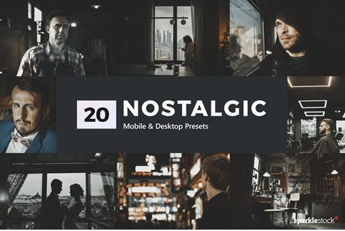 LR3918 20 Nostalgic Presets Mobile ACR LUTs a