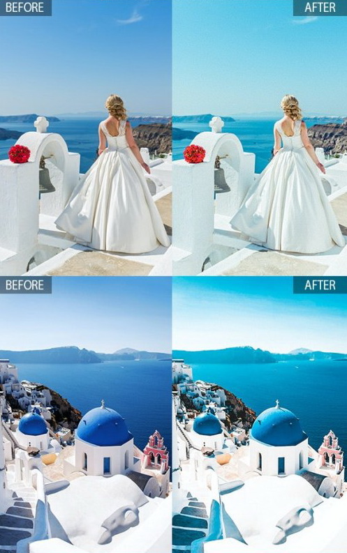 LR3948 GraphicRiver - 15 Premium Santorini Presets Mobile Desktop ACR 27933164 B