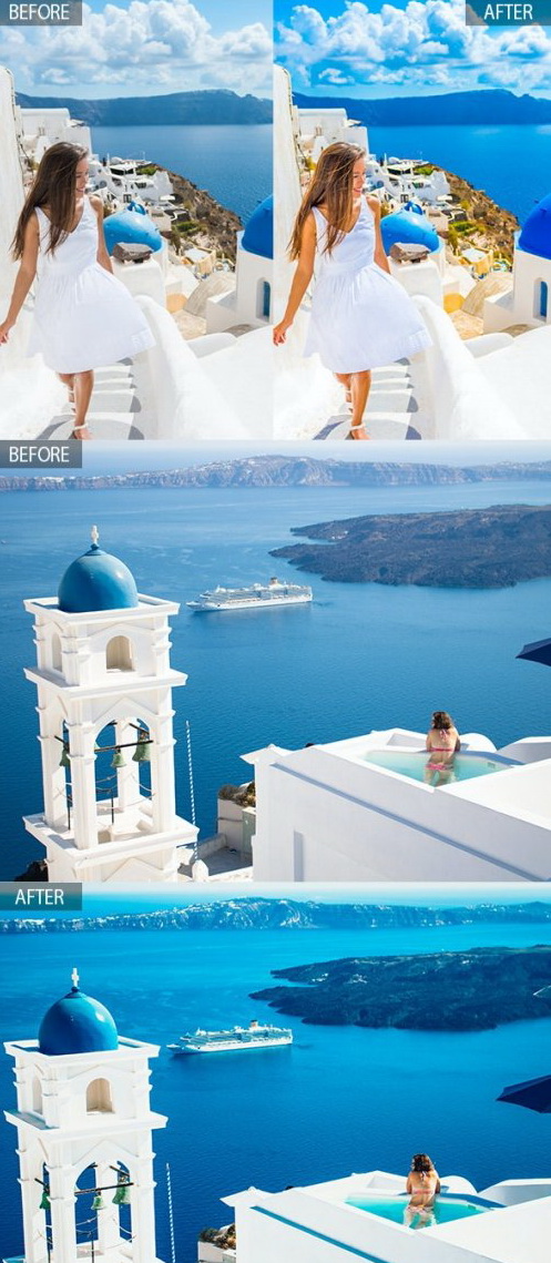 LR3948 GraphicRiver - 15 Premium Santorini Presets Mobile Desktop ACR 27933164