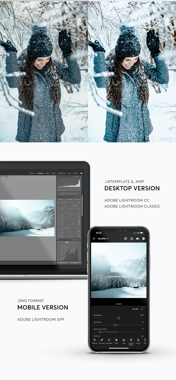 LR4019 Hanchorpresets - Snow Presets Mobile Desktop ACR 28345131