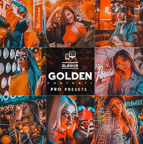 LR4051 2LAGUS - Golden Portrait Presets Mobile ACR ATN PSD 27660571 A