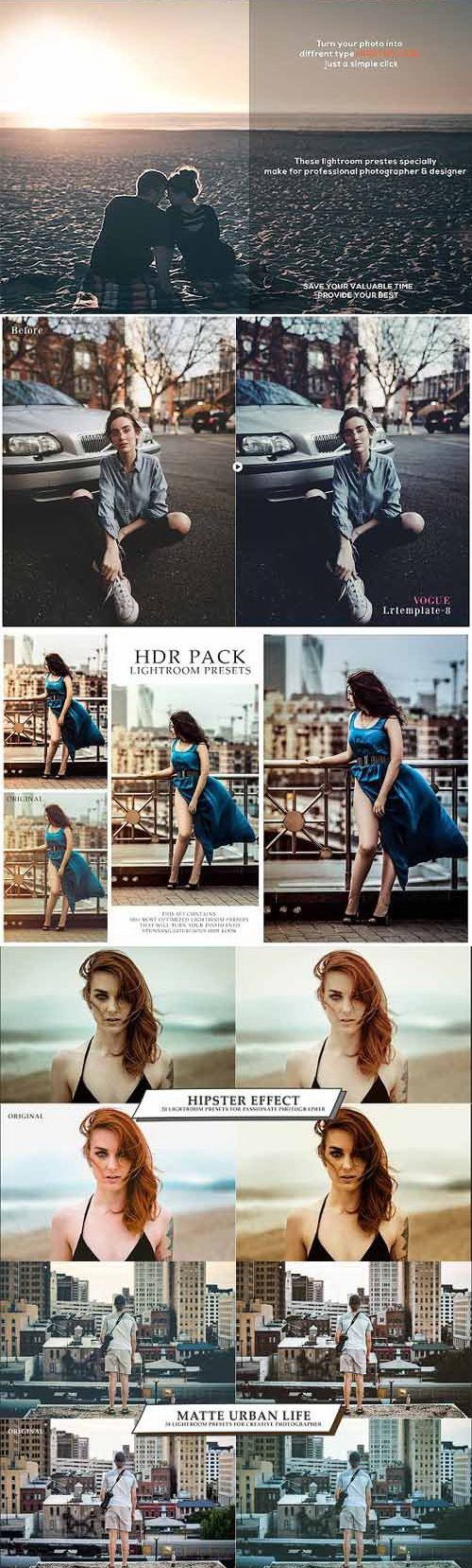 LR4064 300+ Lightroom Presets Bundle 1828169 C