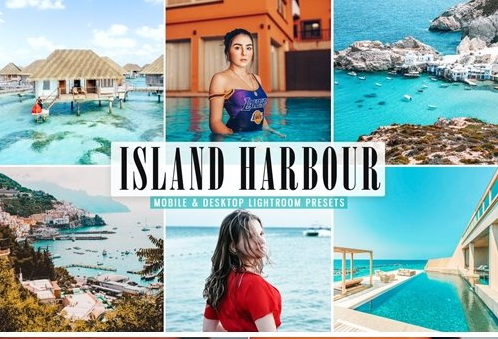LR4086 Island Harbour Presets Mobile Desktop ACR ATN PSD A