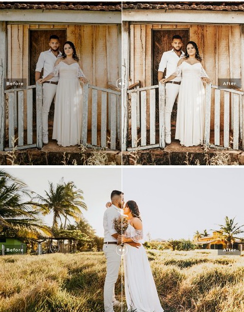 LR4120 Boho Wedding Presets Mobile Desktop ACR ATN PSD C