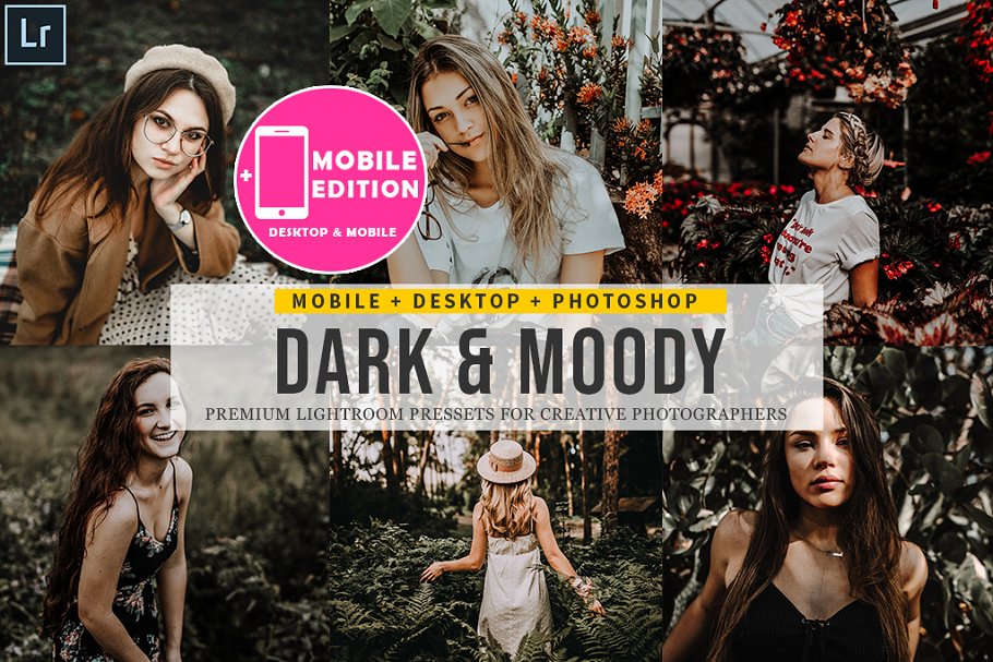 LR4167 Presetsh - Dark and Moody Presets Mobile Desktop 4842930 A